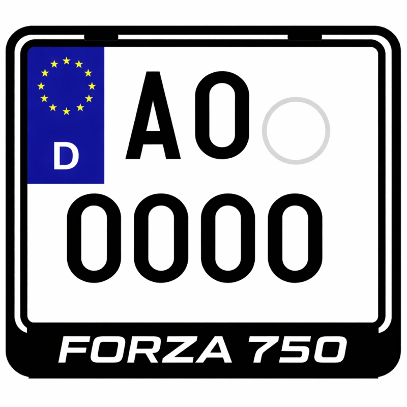 FORZA 750 License Plate Frame