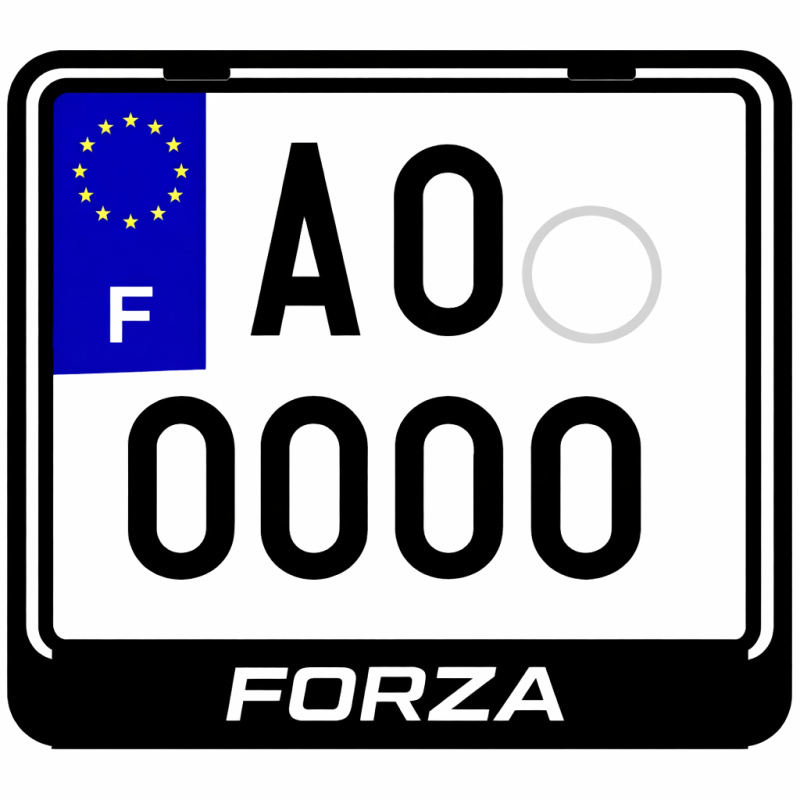 FORZA License Plate Frame