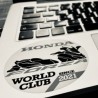 Honda Forza World Club Sticker 8 cm
